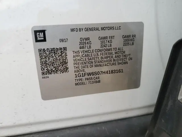 2017 CHEVROLET BOLT EV LT