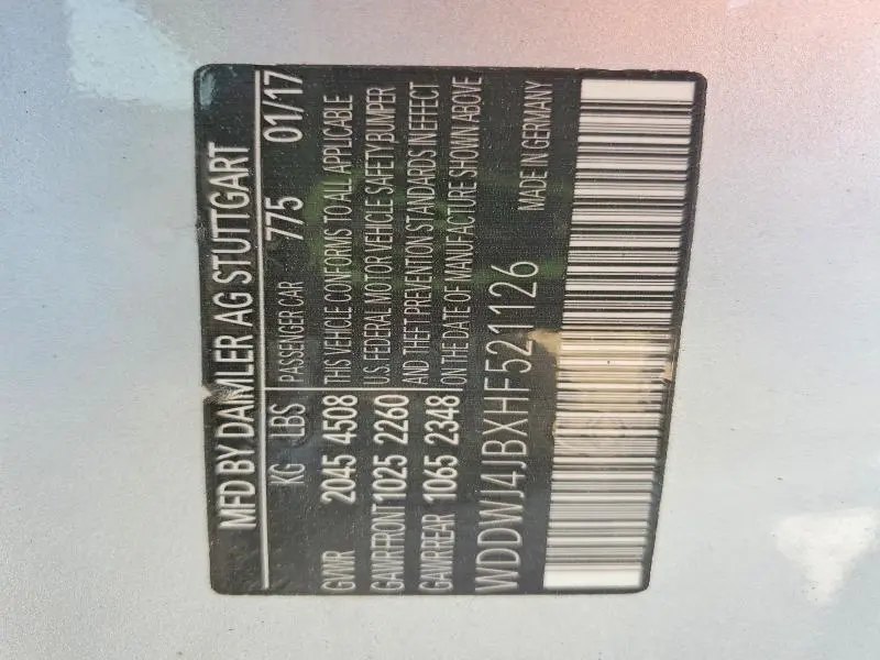 2017 MERCEDES-BENZ C 300  