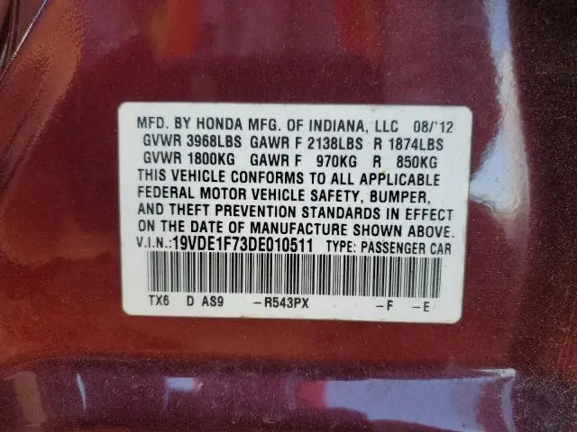 2013 ACURA ILX 20 TECH  