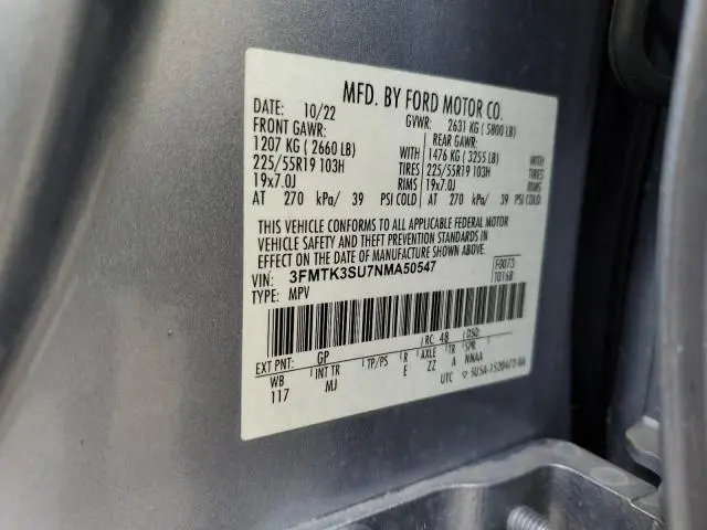 2022 FORD MUSTANG MACH-E PREMIUM  