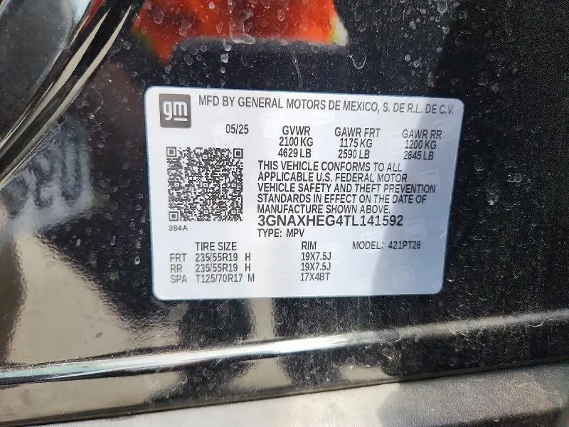 2026 CHEVROLET EQUINOX LT  
