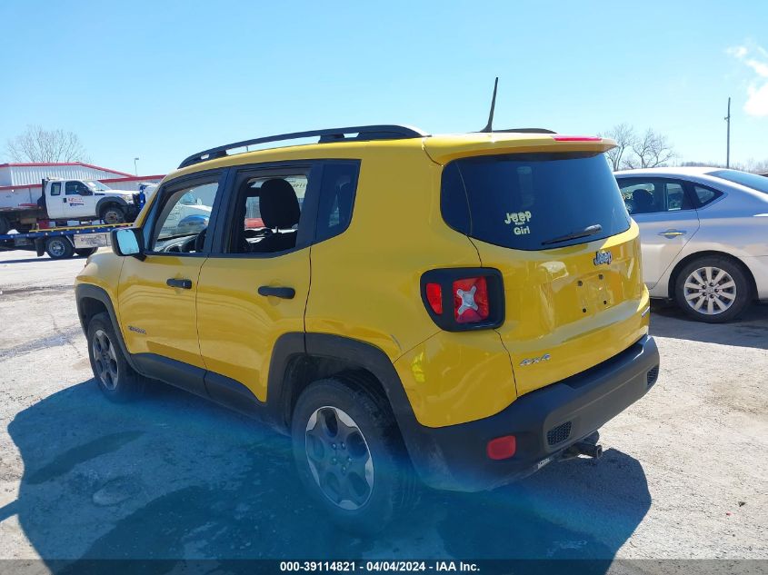 2017 JEEP RENEGADE SPORT 4X4